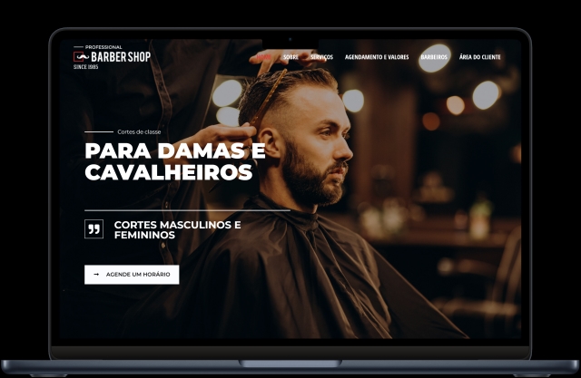 Site Institucional - Barbearia