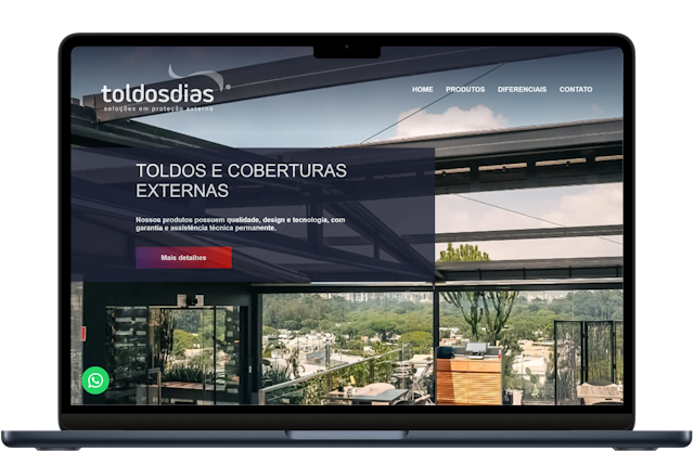 Site institucional - Toldos Dias